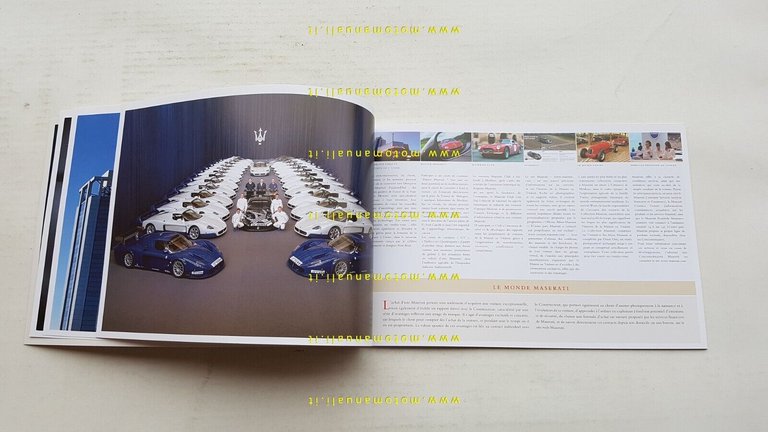 MASERATI MC 12 - produzione modelli 2004 depliant originale francese …