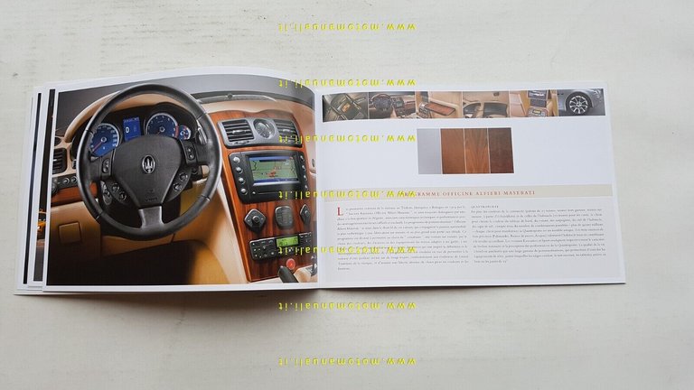 MASERATI MC 12 - produzione modelli 2004 depliant originale francese …