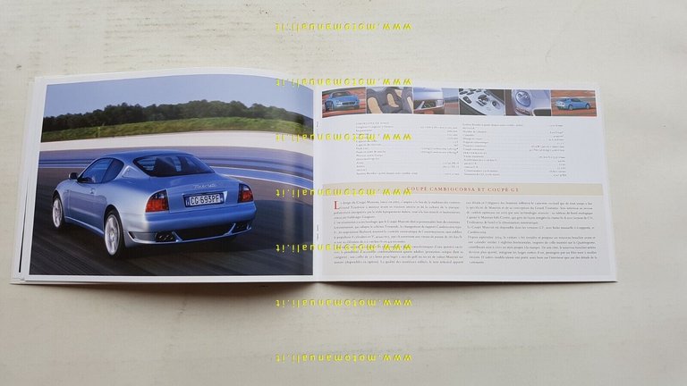 MASERATI MC 12 - produzione modelli 2004 depliant originale francese …