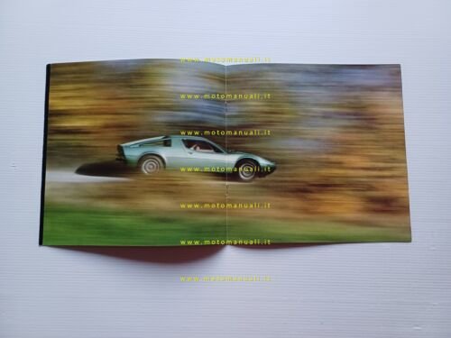 Maserati Merak 3.0 1974 depliant originale testo tedesco