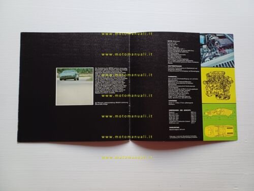 Maserati Merak 3.0 1974 depliant originale testo tedesco