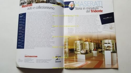 MASERATI modellismo catalogo censimento mondiale ufficiale 2001 originale