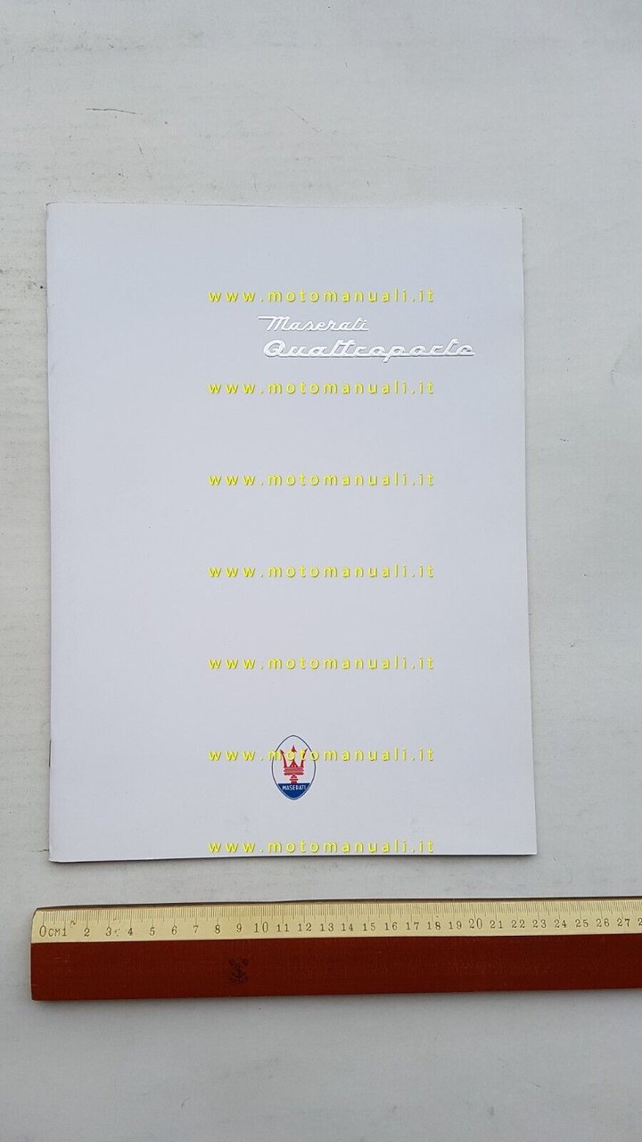 MASERATI Quattroporte 1996 depliant originale italiano