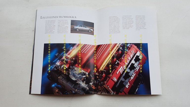 MASERATI Quattroporte 1996 depliant originale italiano