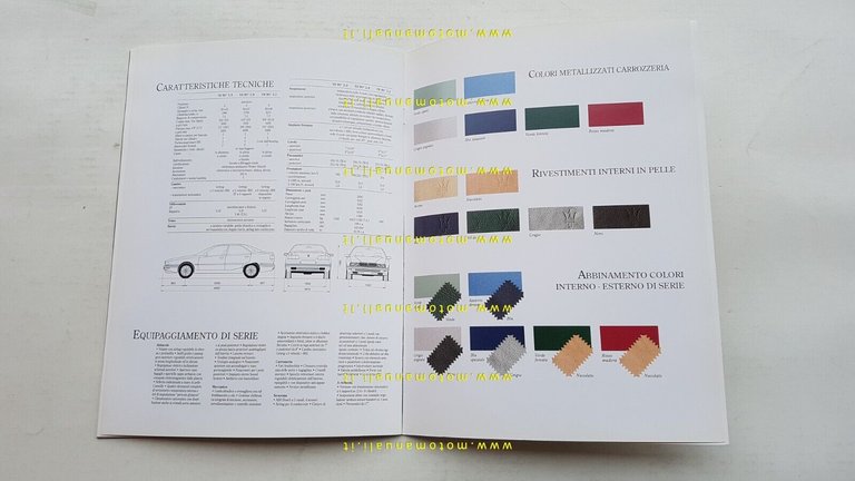 MASERATI Quattroporte 1996 depliant originale italiano