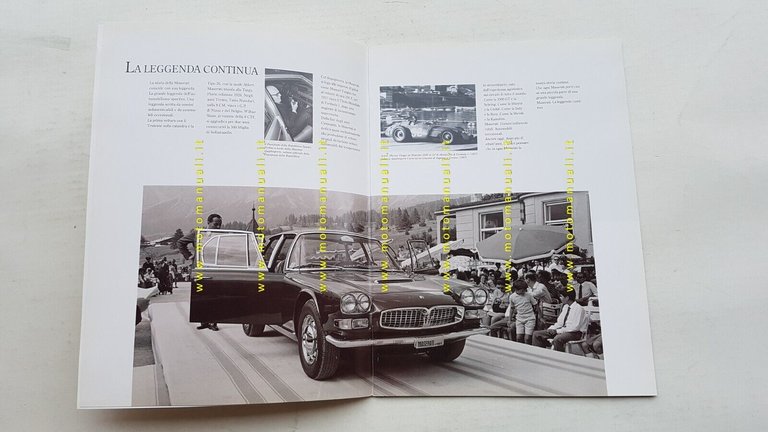 MASERATI Quattroporte 1996 depliant originale italiano