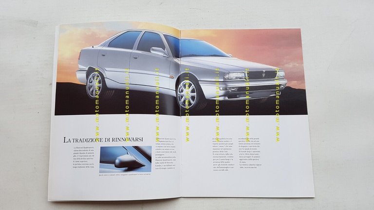 MASERATI Quattroporte 1996 depliant originale italiano