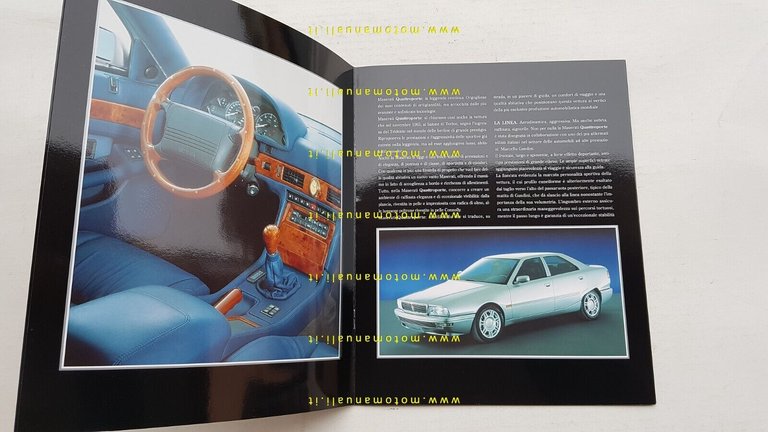 MASERATI Quattroporte 2.0 6V depliant originale italiano