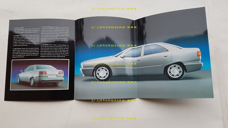 MASERATI Quattroporte 2.0 6V depliant originale italiano