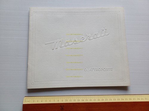 MASERATI Quattroporte III 1979 depliant italiano originale