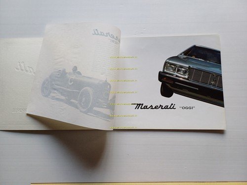 MASERATI Quattroporte III 1979 depliant italiano originale