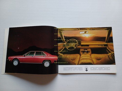 MASERATI Quattroporte III 1979 depliant italiano originale