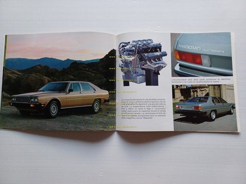 MASERATI Quattroporte III 1979 depliant italiano originale