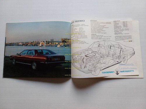 MASERATI Quattroporte III 1979 depliant italiano originale