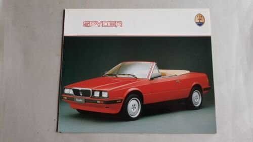 Maserati Spyder 1990 depliant originale ITALIANO