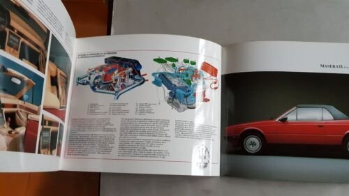 Maserati Spyder 1990 depliant originale ITALIANO