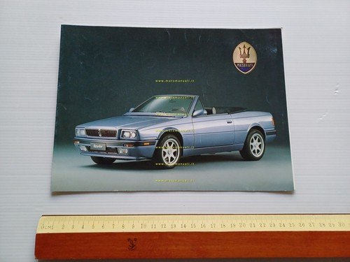Maserati Spyder i + modelli 1993 depliant originale italiano