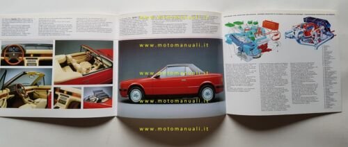 Maserati Spyder iE 1990 depliant originale inglese