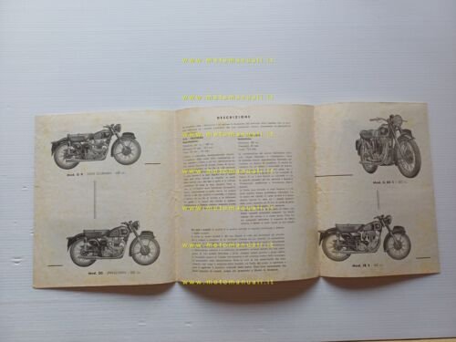 Matchless - AJS modelli 1953 depliant italiano originale