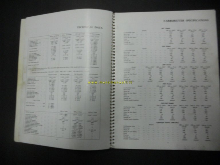 Matchless modelli 1957-1964 Twin ristampa manuale officina workshop manual