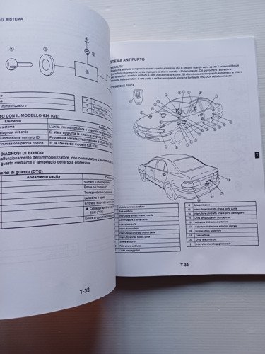 MAZDA 626 1997 manuale officina italiano originale