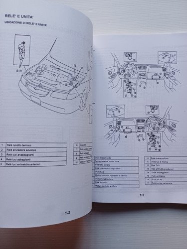 MAZDA 626 1997 manuale officina italiano originale