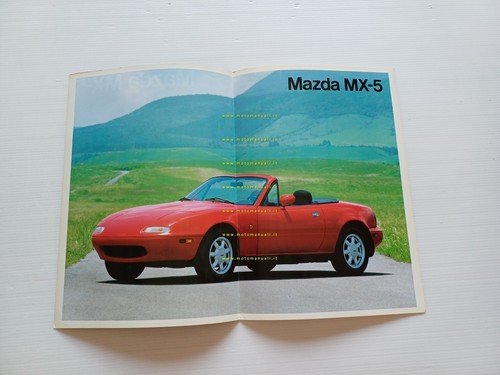 Mazda MX-5 1a serie 1990 depliant italiano originale