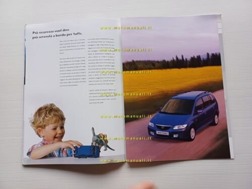 Mazda Premacy modelli 1999 depliant italiano originale