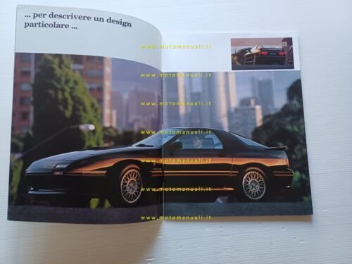 Mazda RX-7 Wankel 1990 depliant originale italiano