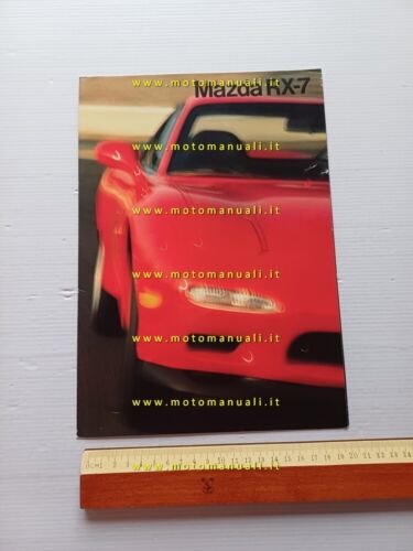 Mazda RX-7 Wankel 1992 depliant poster originale italiano