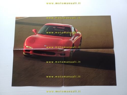 Mazda RX-7 Wankel 1992 depliant poster originale italiano