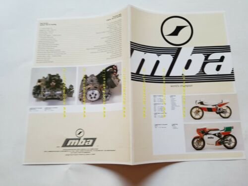 MBA Morbidelli 125 - 250 GP 1982 depliant originale italiano …