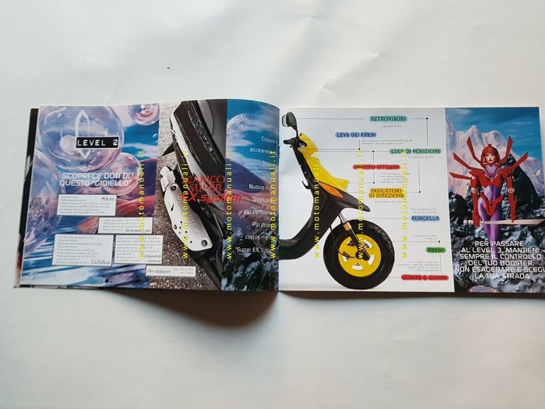 MBK 50 Booster Next Generation depliant originale anni 90