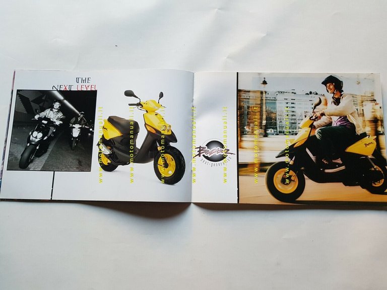 MBK 50 Booster Next Generation depliant originale anni 90