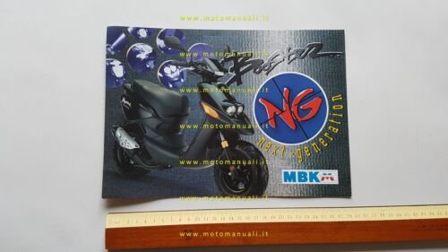 MBK 50 Booster Next Generation scooter depliant originale italiano