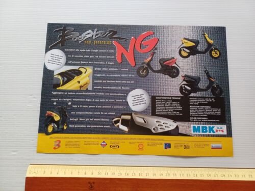 MBK 50 Booster Next Generation scooter depliant originale italiano
