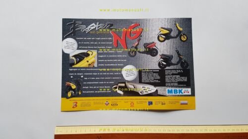 MBK 50 Booster Next Generation scooter depliant originale italiano