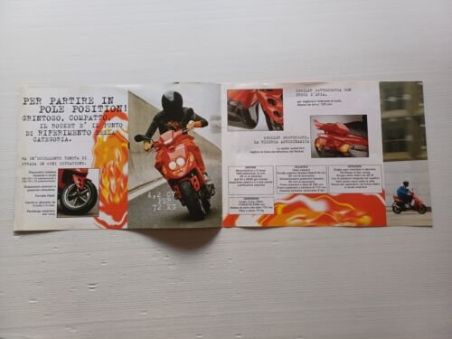 MBK 50 Booster Rocket scooter depliant originale italiano