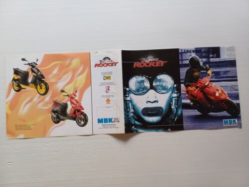 MBK 50 Booster Rocket scooter depliant originale italiano