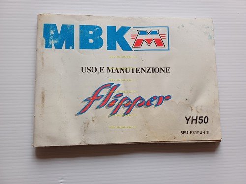 MBK 50 Flipper 5EU 1998 manuale uso manutenzione libretto originale …