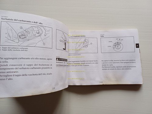 MBK 50 Flipper 5EU 1998 manuale uso manutenzione libretto originale …
