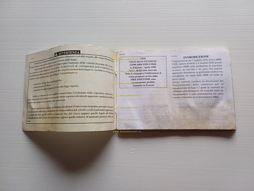 MBK 50 Flipper 5EU 1998 manuale uso manutenzione libretto originale …