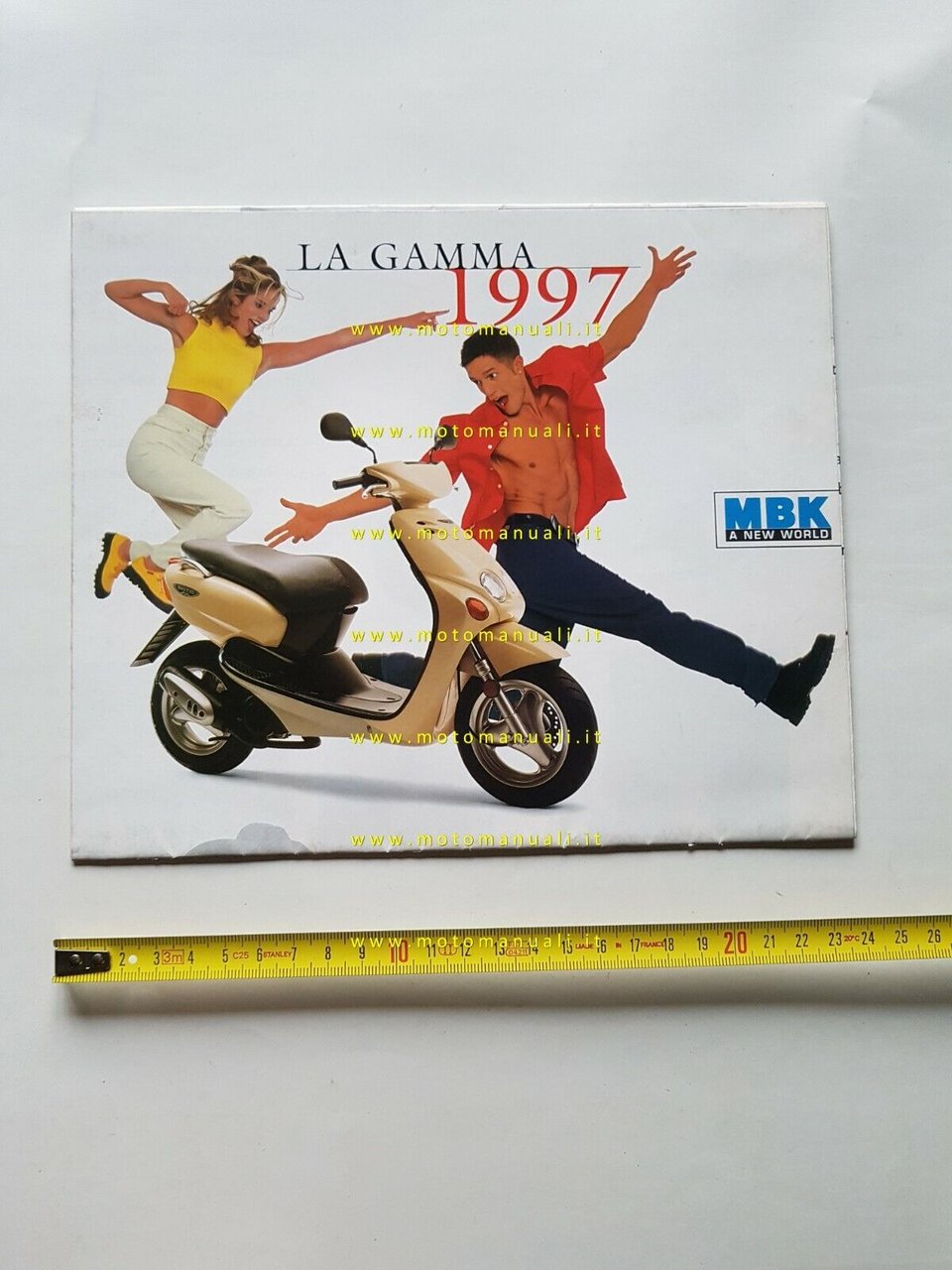 MBK Booster e altri scooter produzione 1997 depliant poster originale