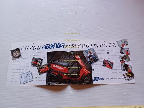 MBK Evolis 50 scooter depliant italiano originale