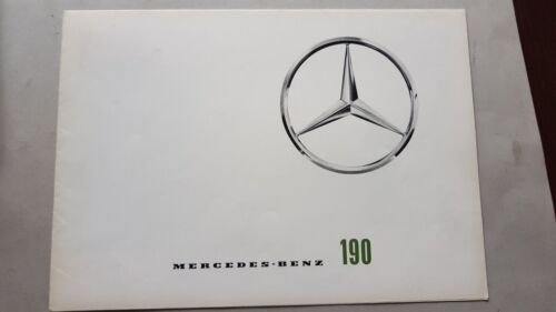 Mercedes 190 1961 depliant originale auto epoca INGLESE genuine car …
