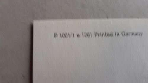 Mercedes 190 1961 depliant originale auto epoca INGLESE genuine car …