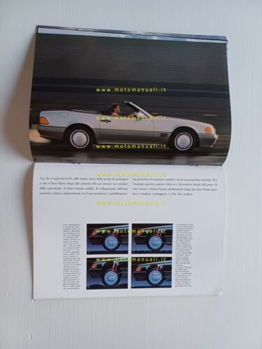 Mercedes 300 SL-24 - 500 SL 1989 depliant italiano originale