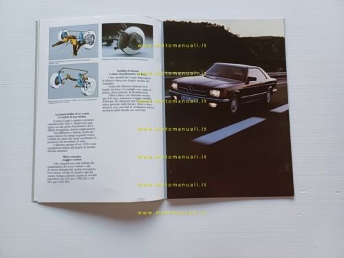 Mercedes 380 SEC - 500 SEC 1983-84 depliant italiano originale