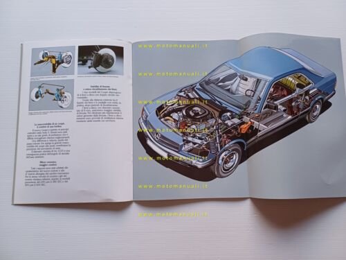 Mercedes 380 SEC - 500 SEC 1983-84 depliant italiano originale