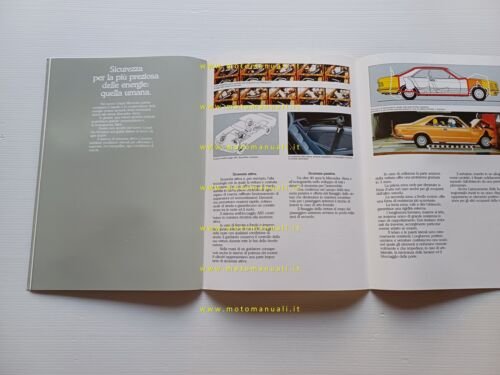 Mercedes 380 SEC - 500 SEC 1983-84 depliant italiano originale